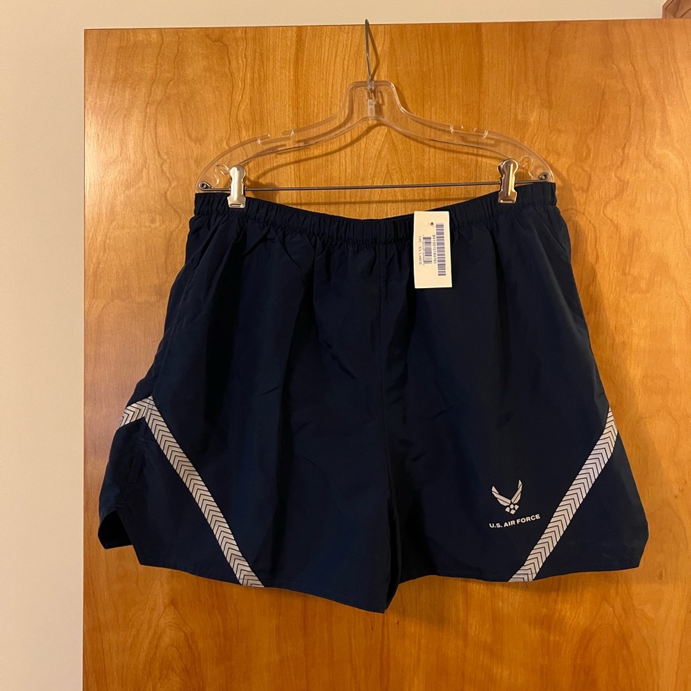 US Air Force Blue Shorts Trunks Physical Training Uniform NWT Adult Size XXL